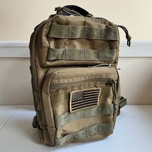 Red Rock Tactical Rover Sling Pack Bag MOLLE Coyote Tan Military EDC